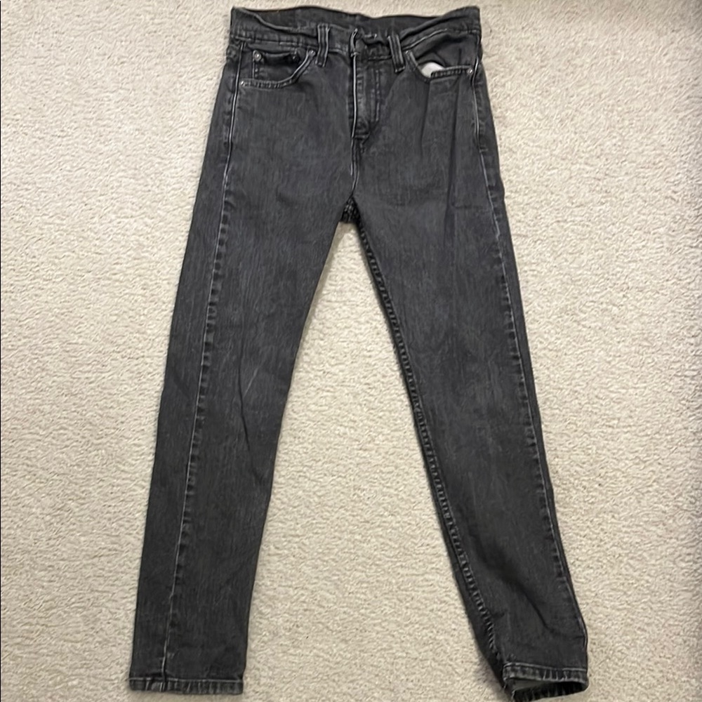 Men's Black Denim Jeans 30x30 style number 510